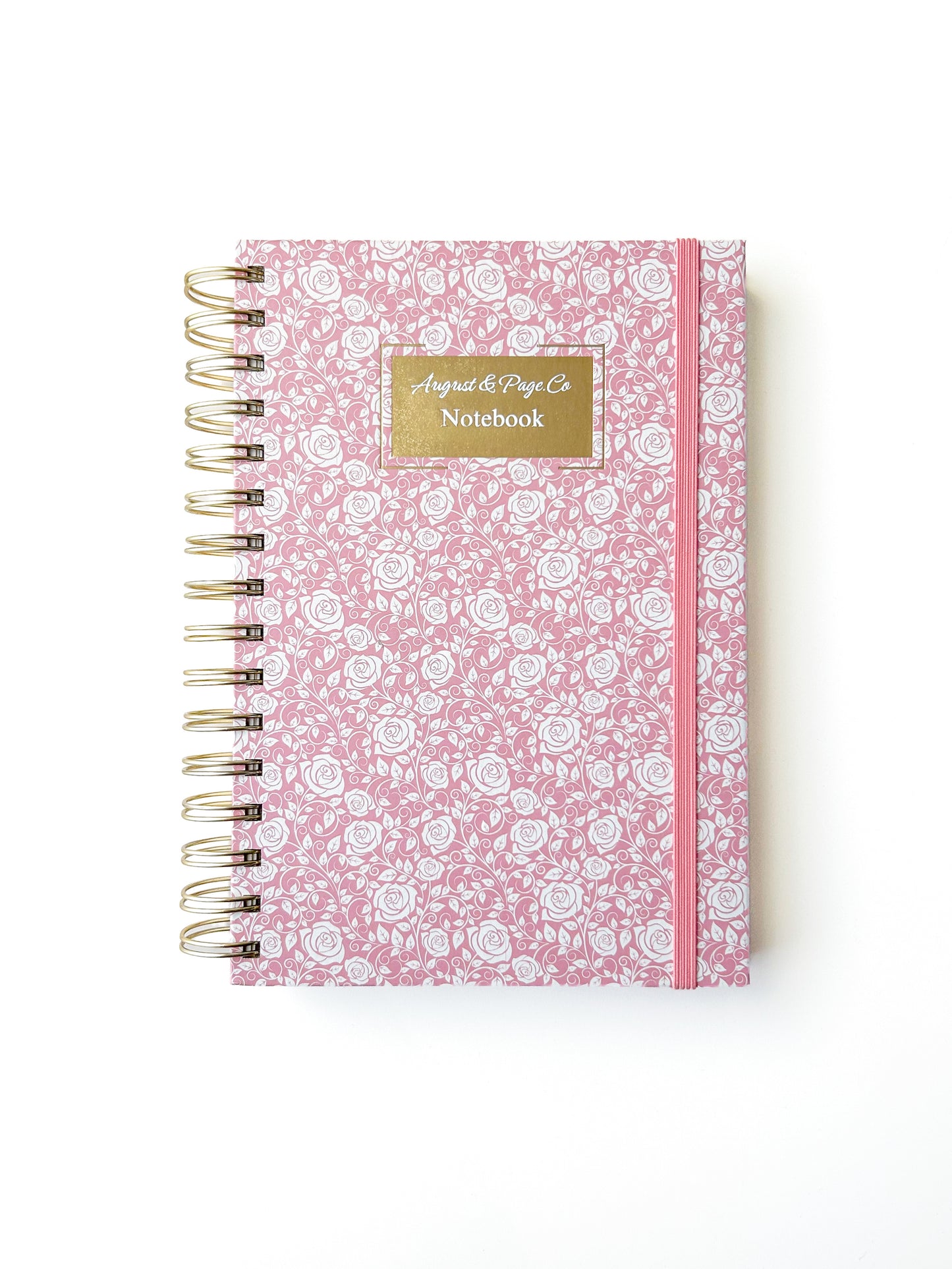 Hardcover Spiral Notebook, Dusty Rose