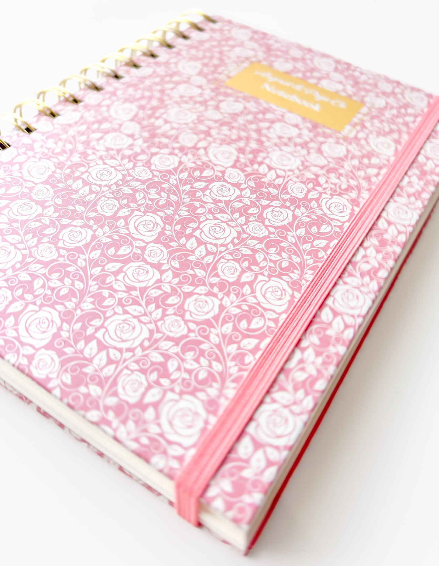 Hardcover Spiral Notebook, Dusty Rose