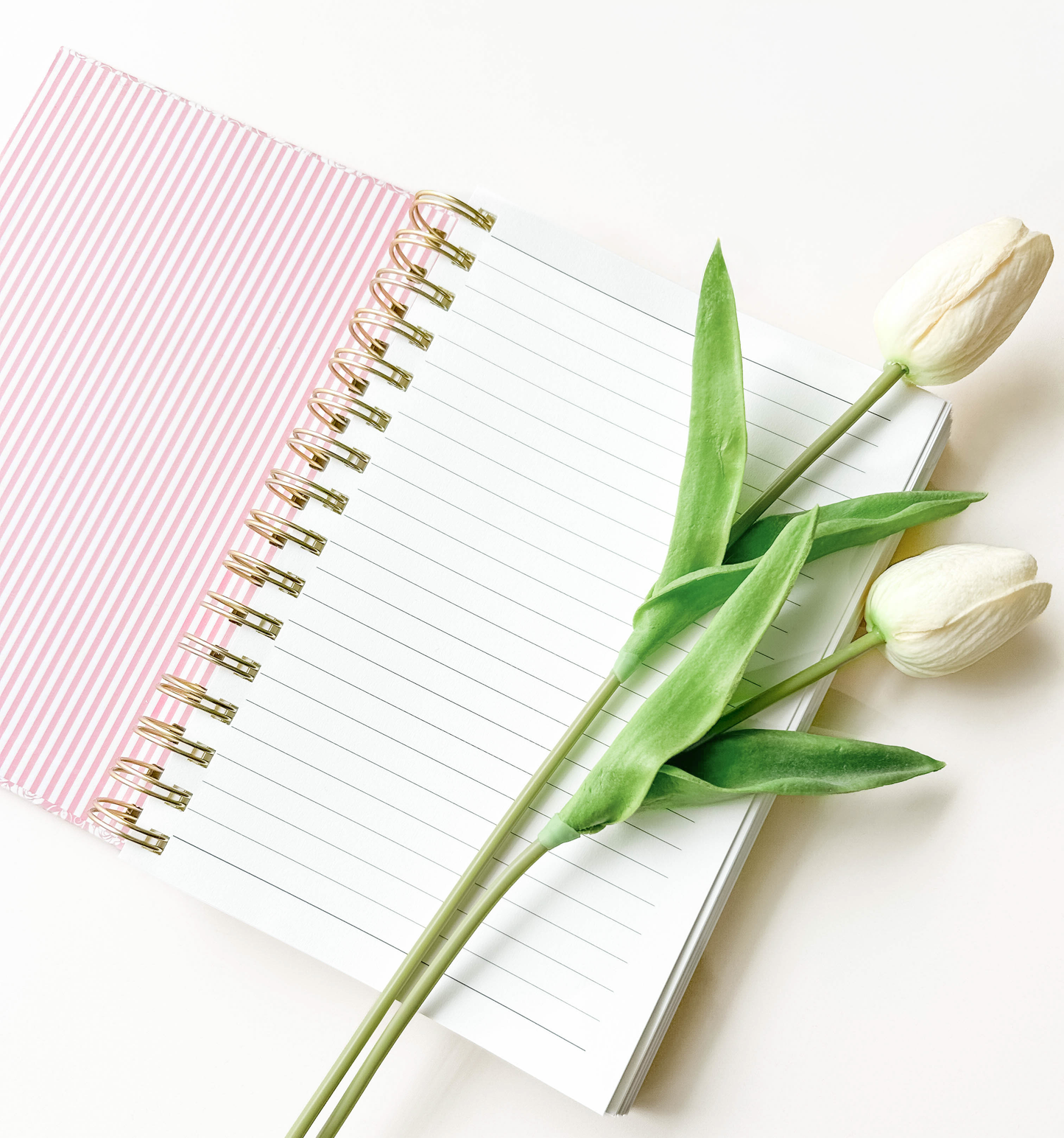 Hardcover Spiral Notebook, Dusty Rose